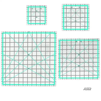 QuiltPal – 4PCS Square Quilting Ruler Set