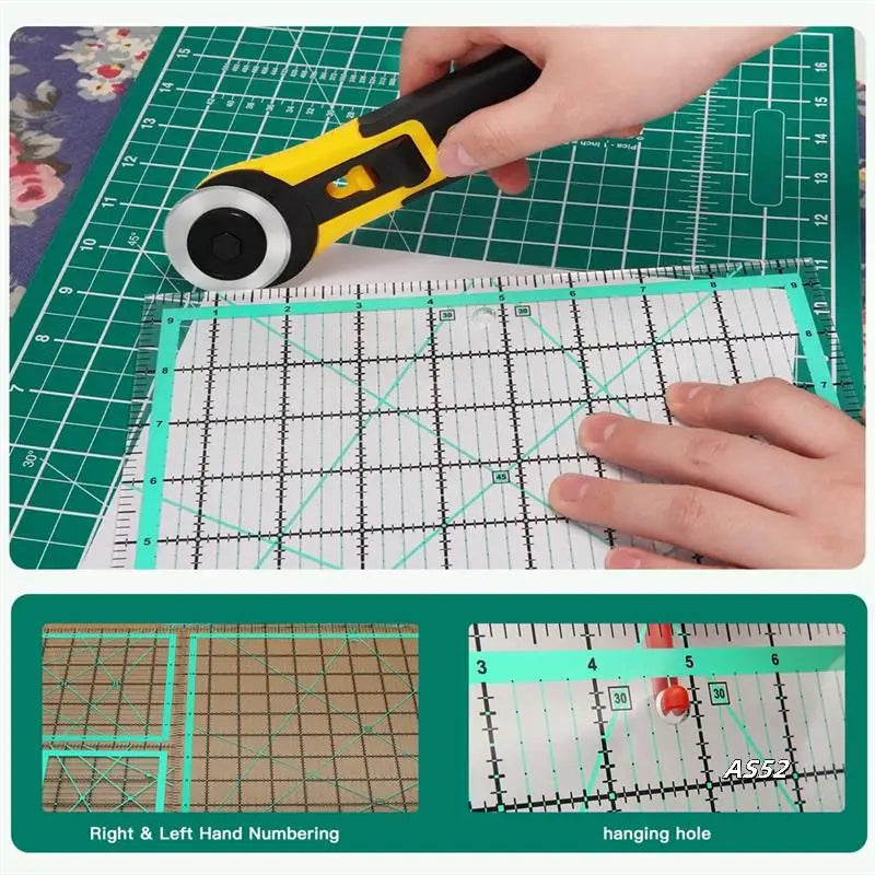 QuiltPal – 4PCS Square Quilting Ruler Set