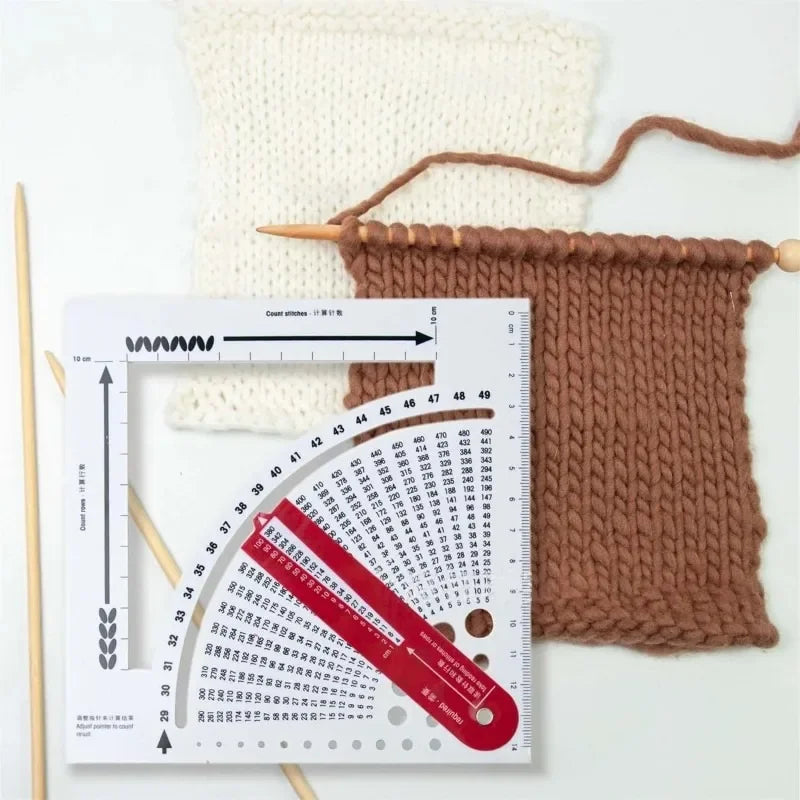 KnitGauge – Knitting Gauge Ruler & Row Counter