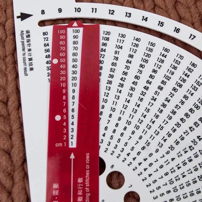 KnitGauge – Knitting Gauge Ruler & Row Counter