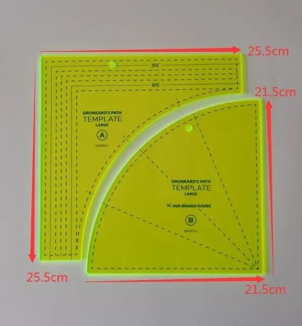SewCurve – Quilting Templates with Seam Allowance