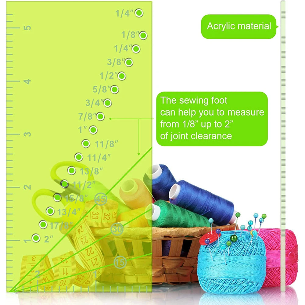SewRule – Magnetic Seam Guide with Ruler