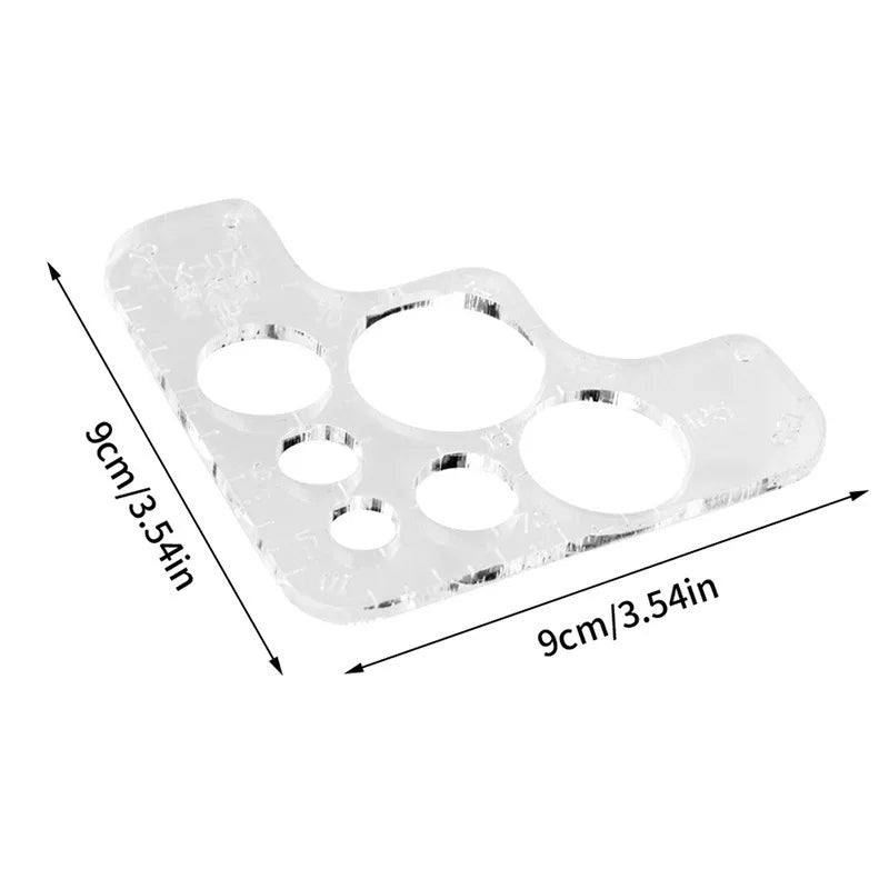 PatchCurve – Acrylic R-Shaped Corner Cutter Template