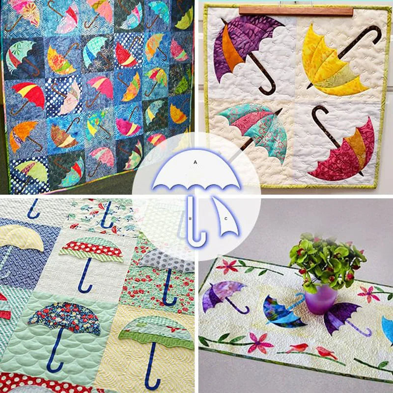 QuiltRella – Umbrella Pattern Quilting Template