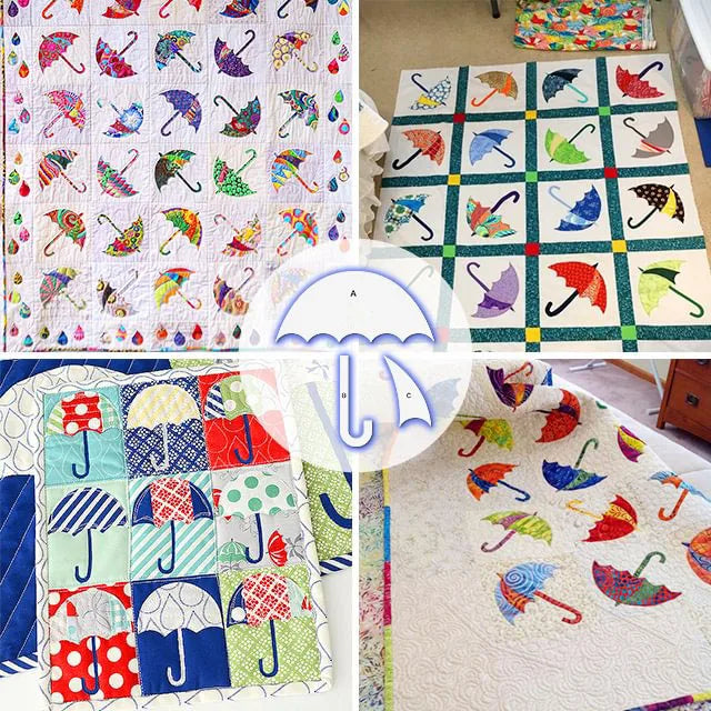 QuiltRella – Umbrella Pattern Quilting Template