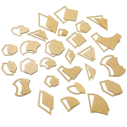 AllShapes – 54pcs Quilting Template Set