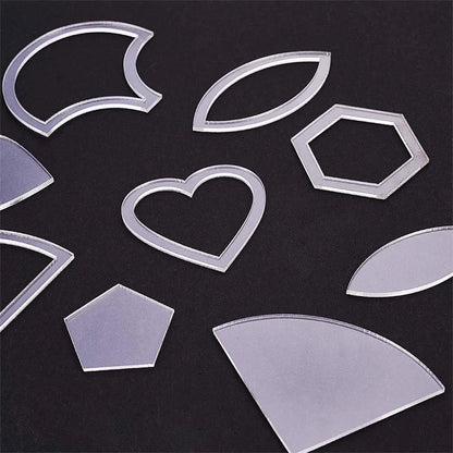 AllShapes – 54pcs Quilting Template Set