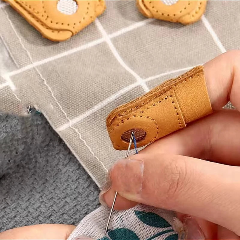 FingerGuard – Leather Finger Protector for Sewing