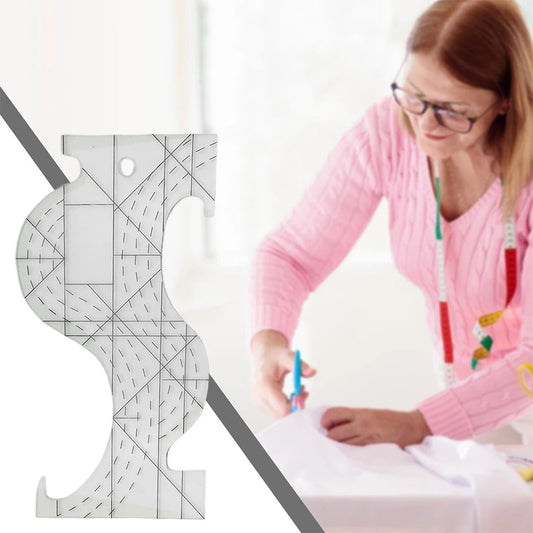 CurvyQuilt – Transparent Quilting Template Ruler