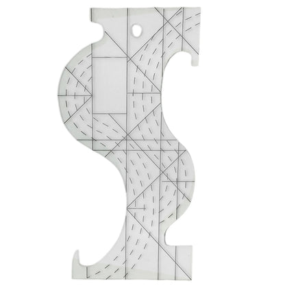 CurvyQuilt – Transparent Quilting Template Ruler
