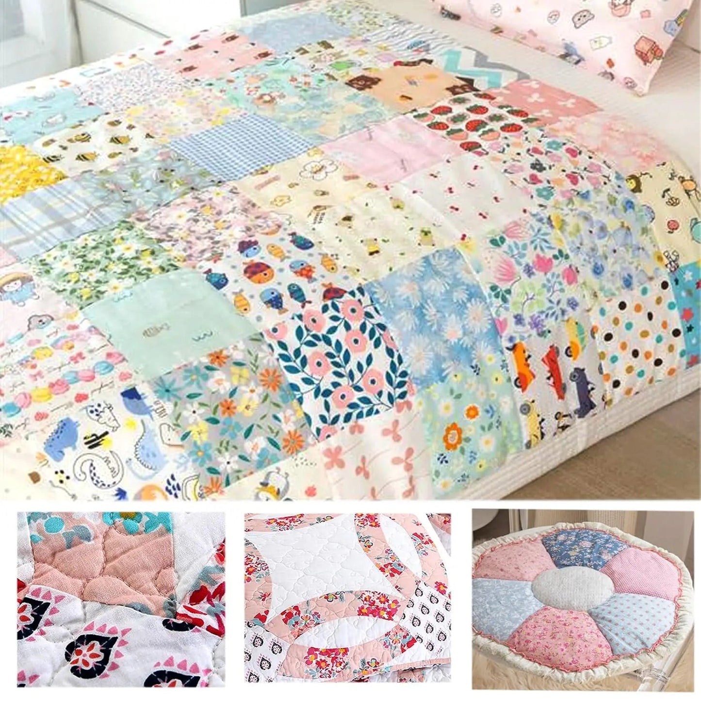 QuiltBox – 8 Inch Acrylic Quilting Ruler