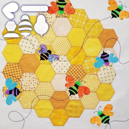 SewBee – Acrylic Quilting Template Set