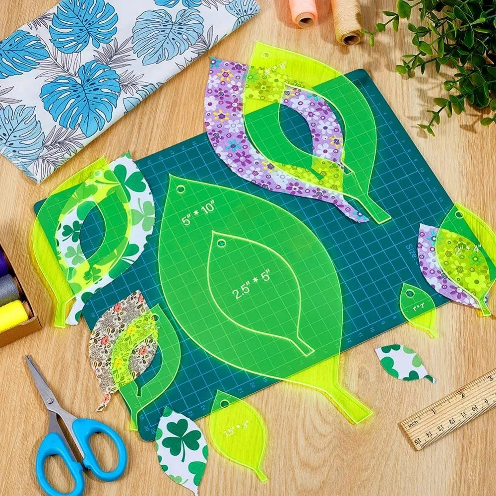 LeafSew – Acrylic Quilting Template Set
