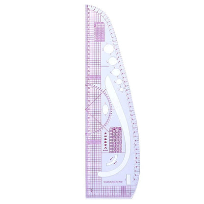 SewCurverule – Transparent French Curve Ruler Set
