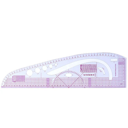 SewCurverule – Transparent French Curve Ruler Set
