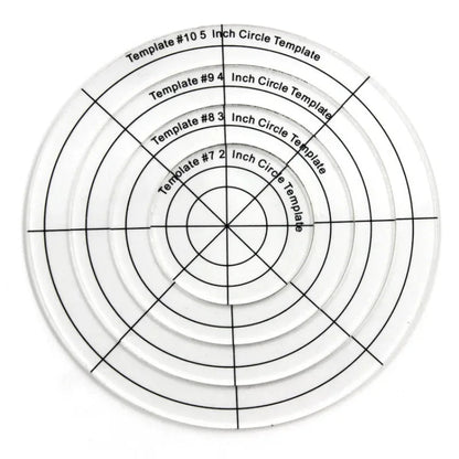 Quiltorious – 10PCS Acrylic Quilting Template Set
