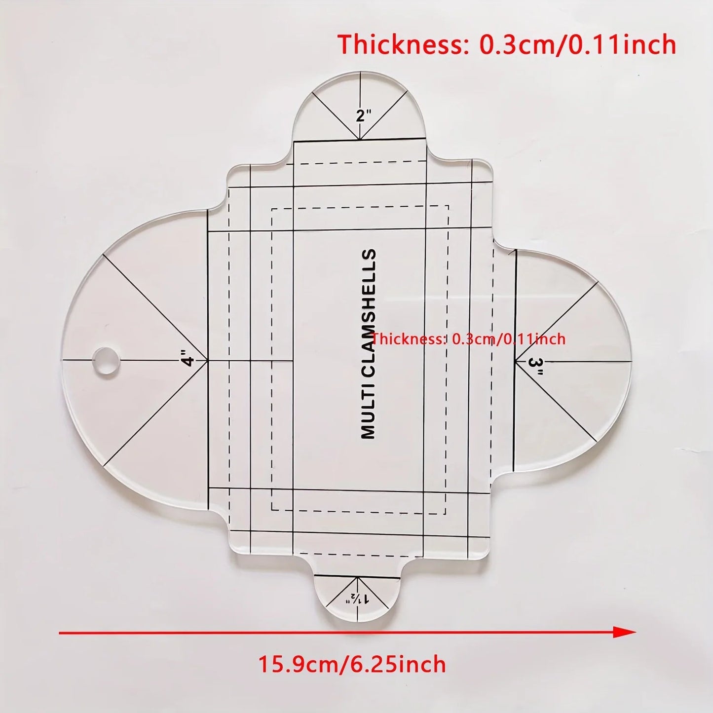 SewLena – Acrylic Quilting and Patchwork Ruler