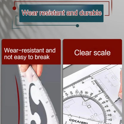 TriMaster – 2 Piece Triangle Ruler Set