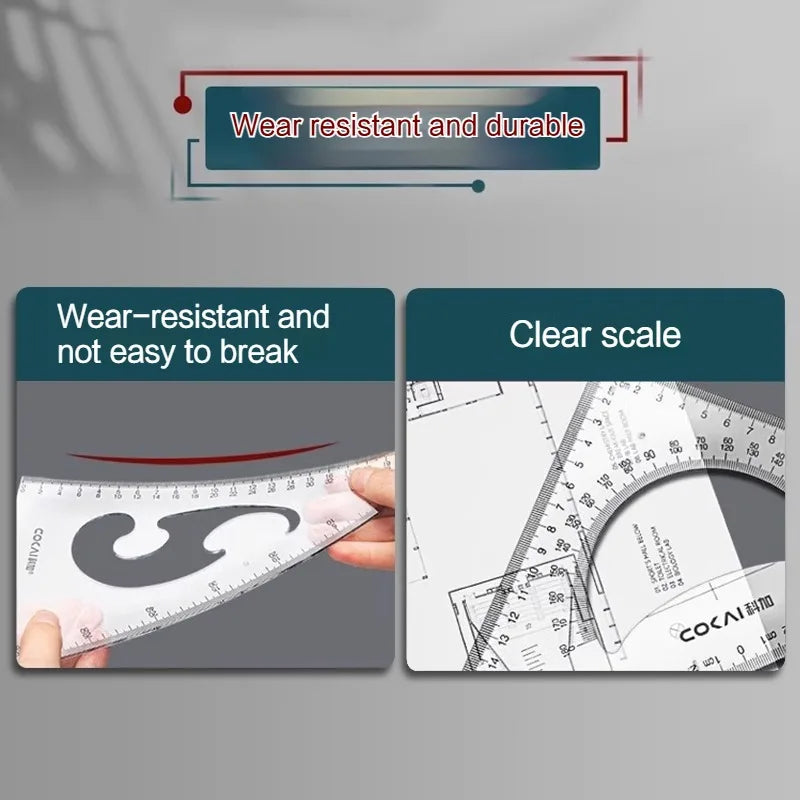TriMaster – 2 Piece Triangle Ruler Set