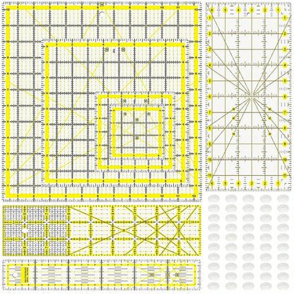 StitchSphere – 7 Piece Acrylic Quilting Ruler Kit