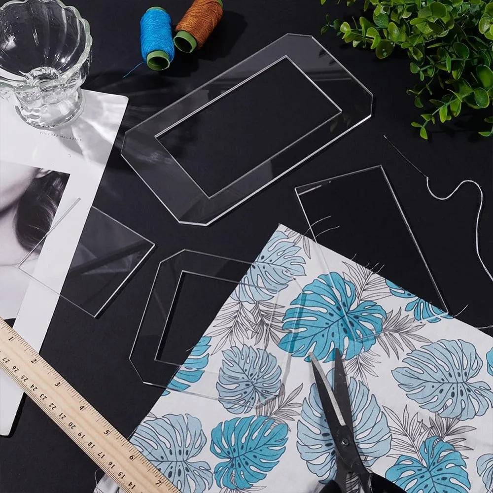 StitchFrame – Clear Acrylic Quilting Template Set