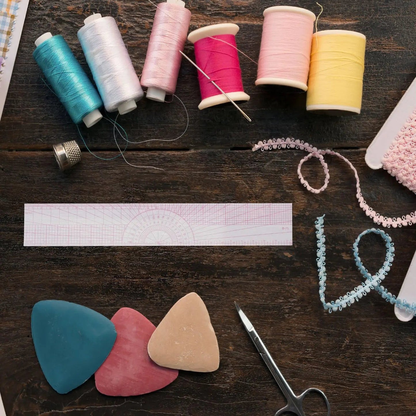 TailorPro – 4-Piece Sewing Ruler Kit