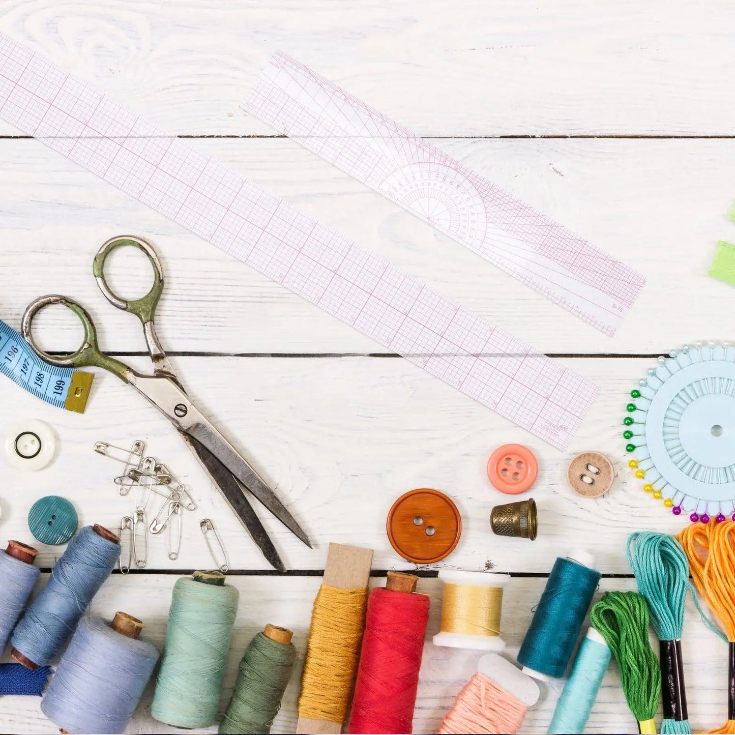 TailorPro – 4-Piece Sewing Ruler Kit