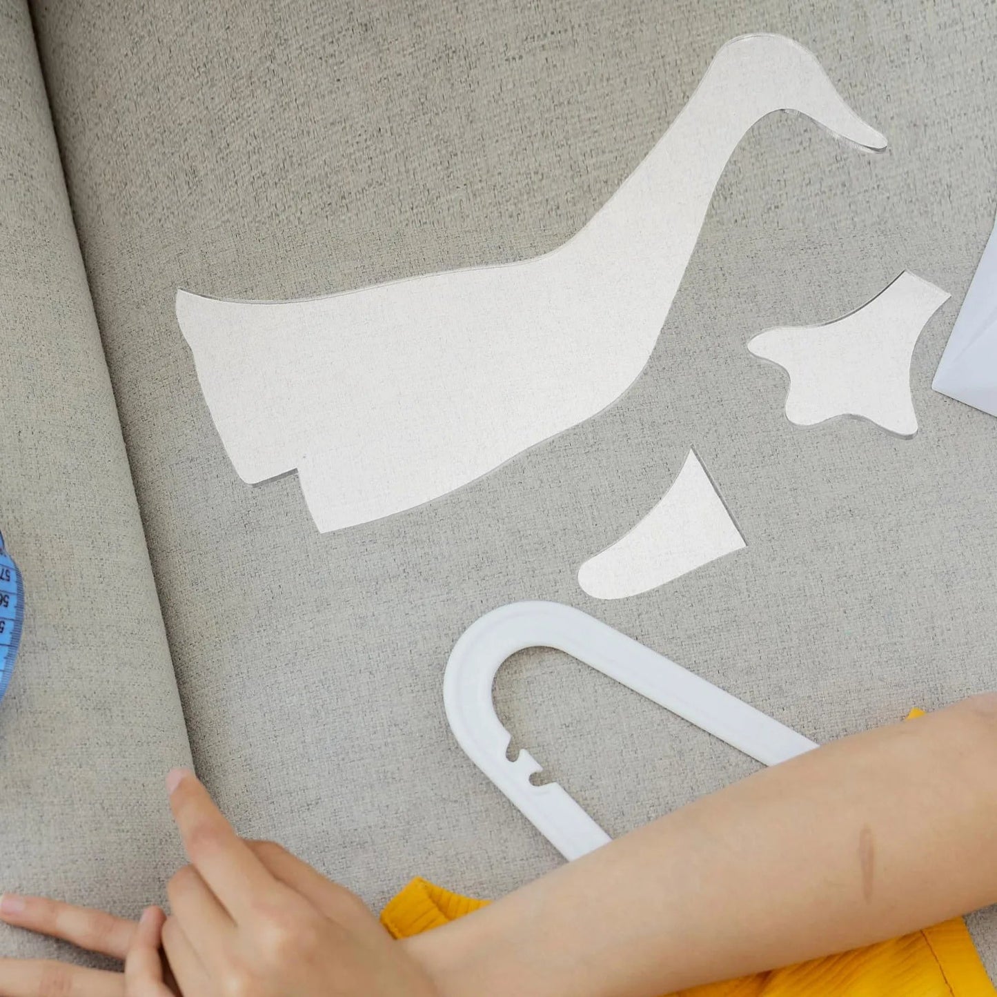 QuackQuilt – 3-Piece Duck Patchwork Template Set