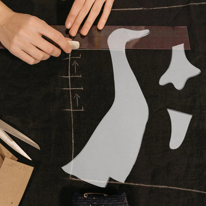 QuackQuilt – 3-Piece Duck Patchwork Template Set