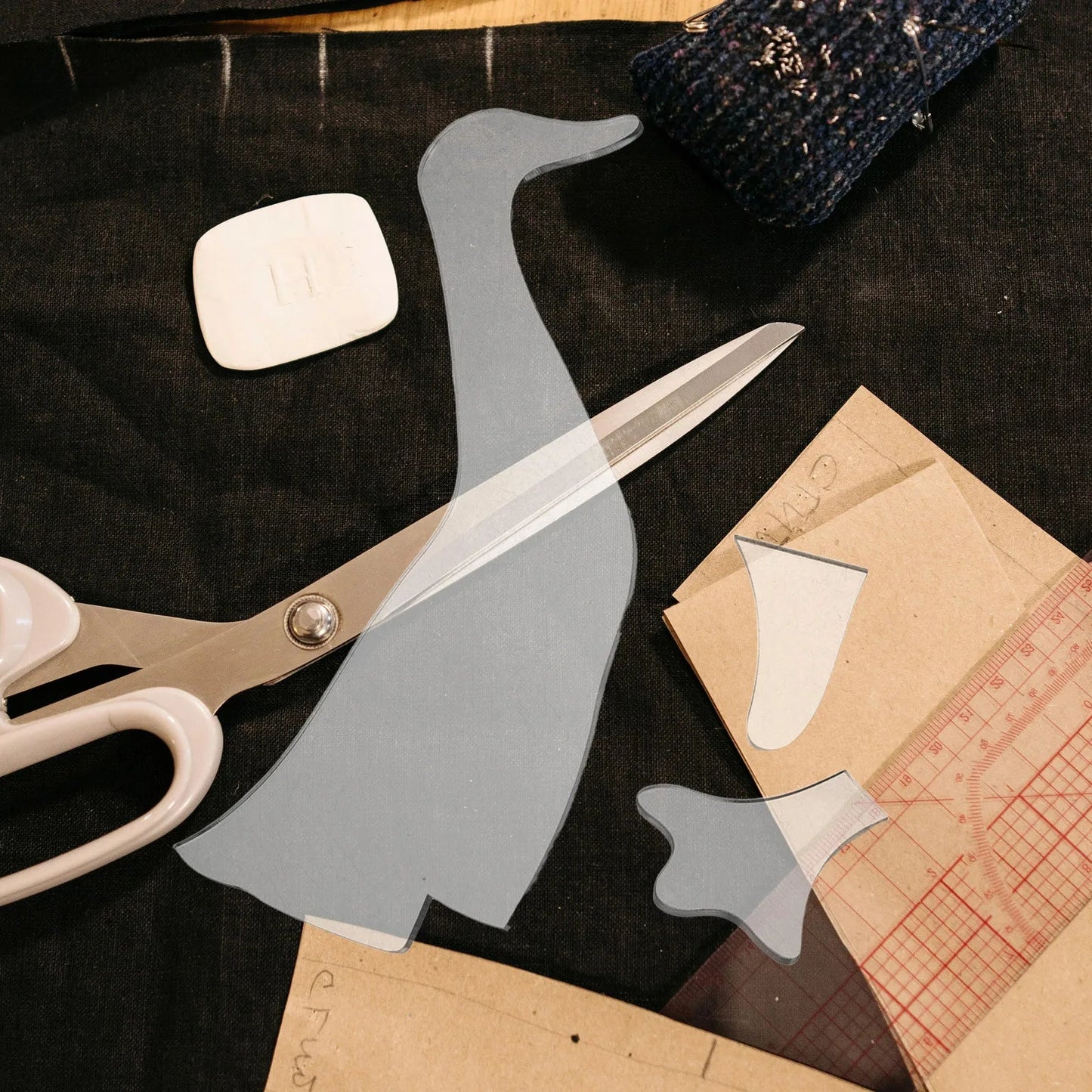 QuackQuilt – 3-Piece Duck Patchwork Template Set