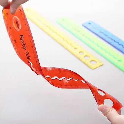 Measury – 2pcs Multicolor Flexible Soft Ruler Set
