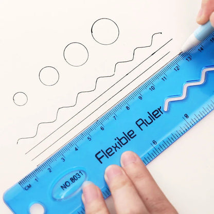 Measury – 2pcs Multicolor Flexible Soft Ruler Set