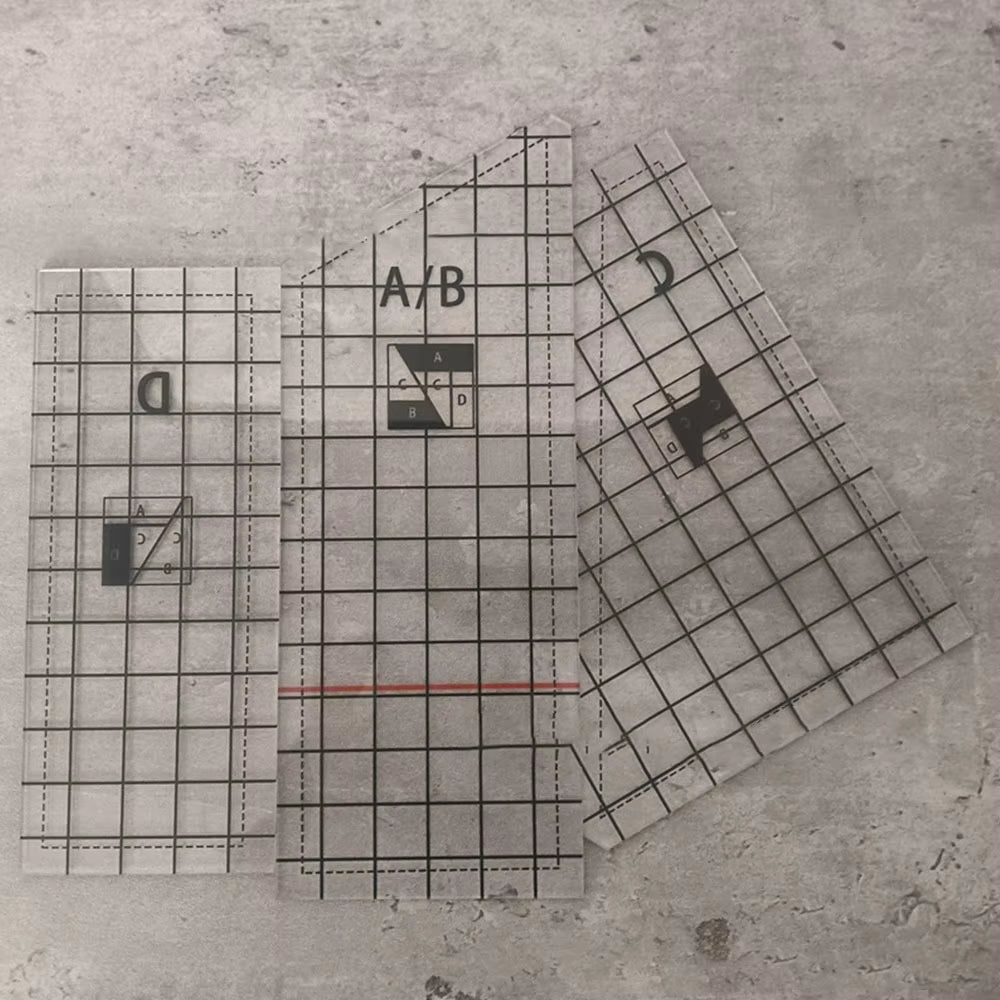 Quiltlume – Acrylic Quilting & Patchwork Ruler Set