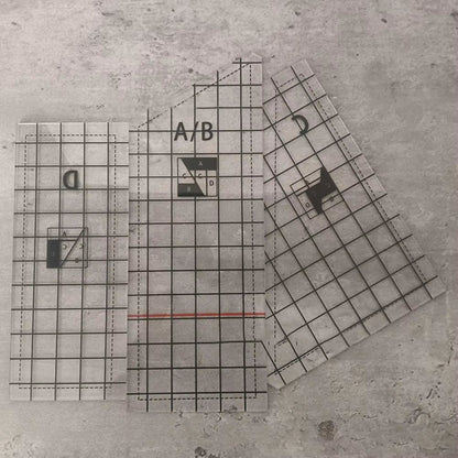 Quiltlume – Acrylic Quilting & Patchwork Ruler Set