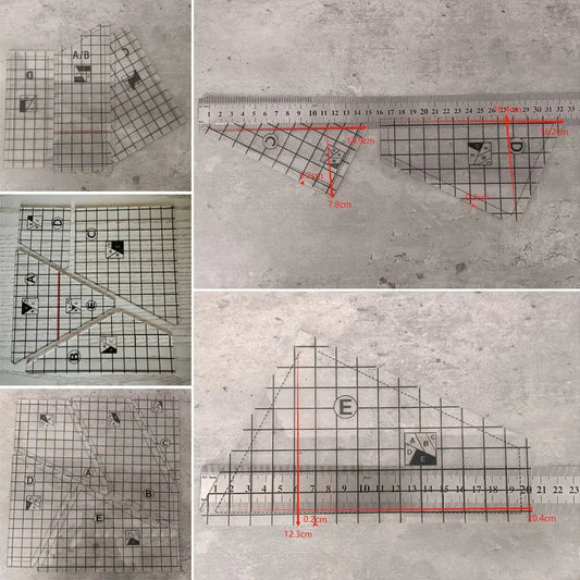 Quiltlume – Acrylic Quilting & Patchwork Ruler Set