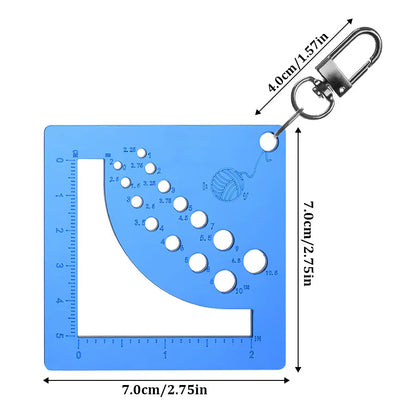 KnitSquare – Multifunction Knitting Gauge & Ruler Tool
