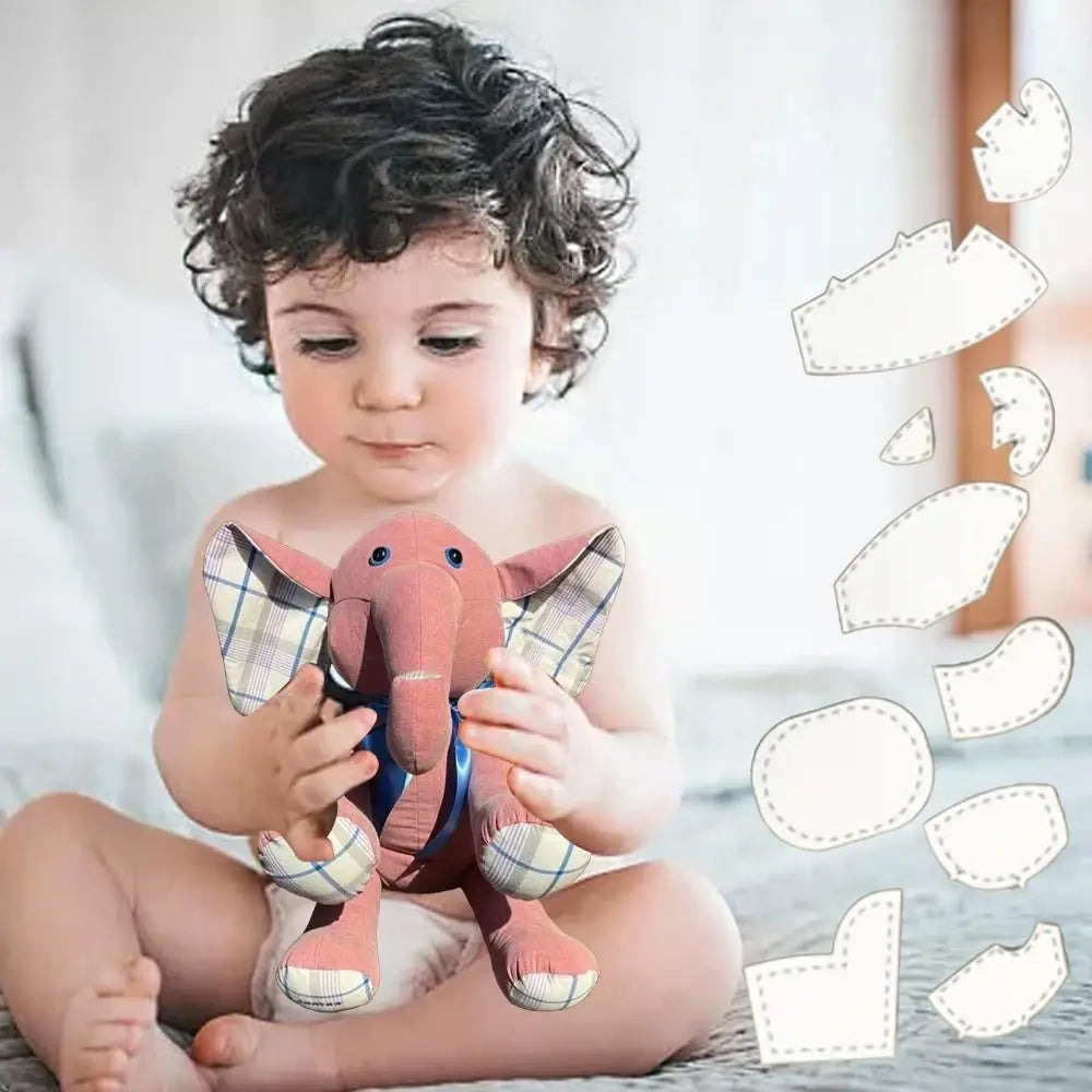 EleSew – 8PCS Memory Elephant Acrylic Template Set