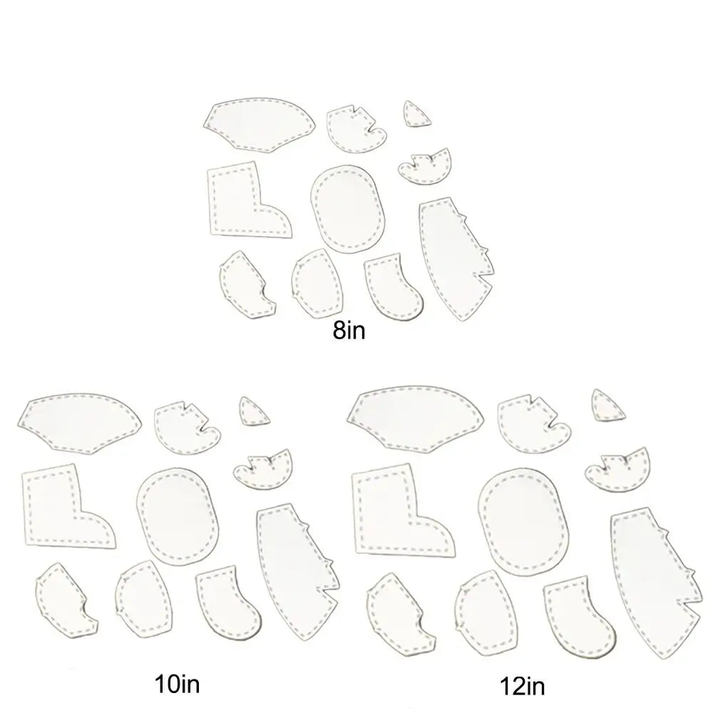 EleSew – 8PCS Memory Elephant Acrylic Template Set