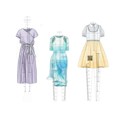 ManeDraft – 4PCS Fashion Design Ruler Set