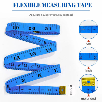 Flexiora – 2PCS Soft Retractable Sewing Tape Measure Set