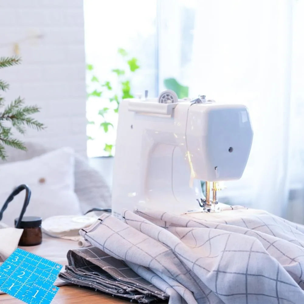 QuiltAxis – 3-Piece Precision Acrylic Square Template Set