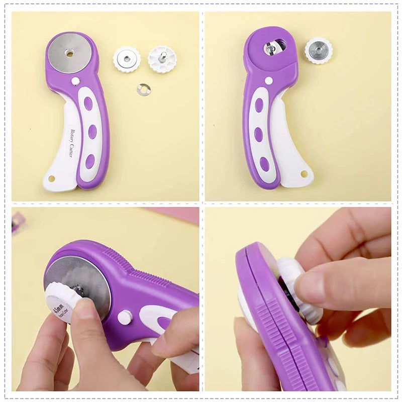 FiberEdge – Purple 45mm Rotary Cutter Sewing Kit