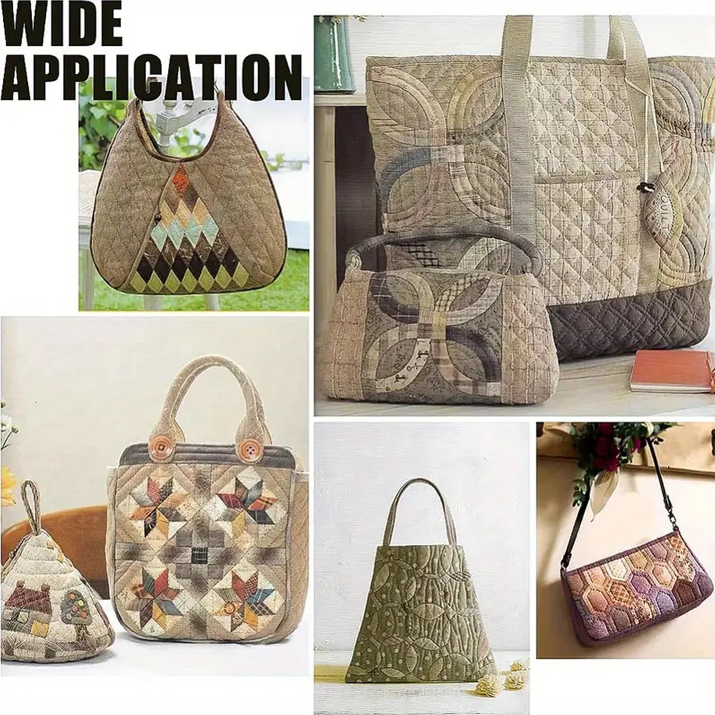 Ovalique – Transparent Acrylic Quilting Template Set