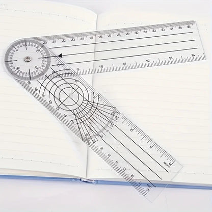 SpinoMetric – 360 Degree Medical Goniometer Angle Ruler