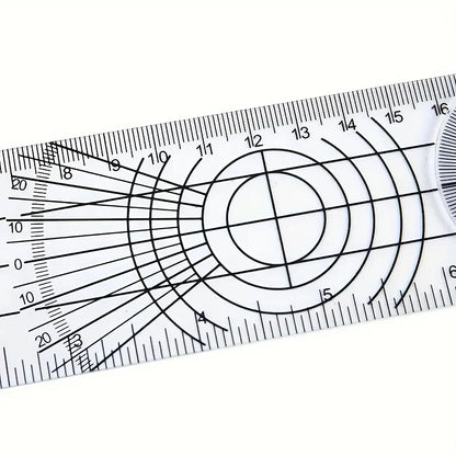 SpinoMetric – 360 Degree Medical Goniometer Angle Ruler