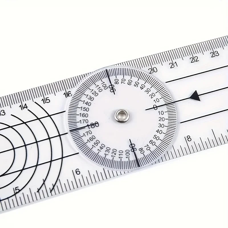 SpinoMetric – 360 Degree Medical Goniometer Angle Ruler