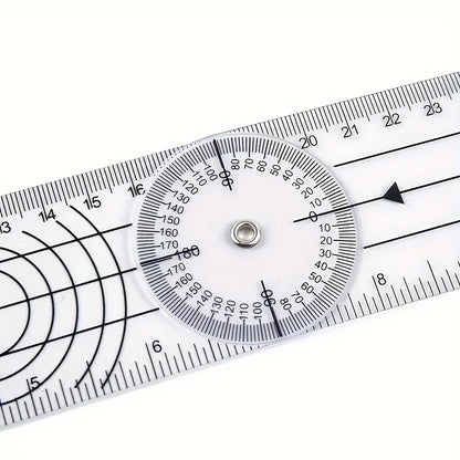 SpinoMetric – 360 Degree Medical Goniometer Angle Ruler
