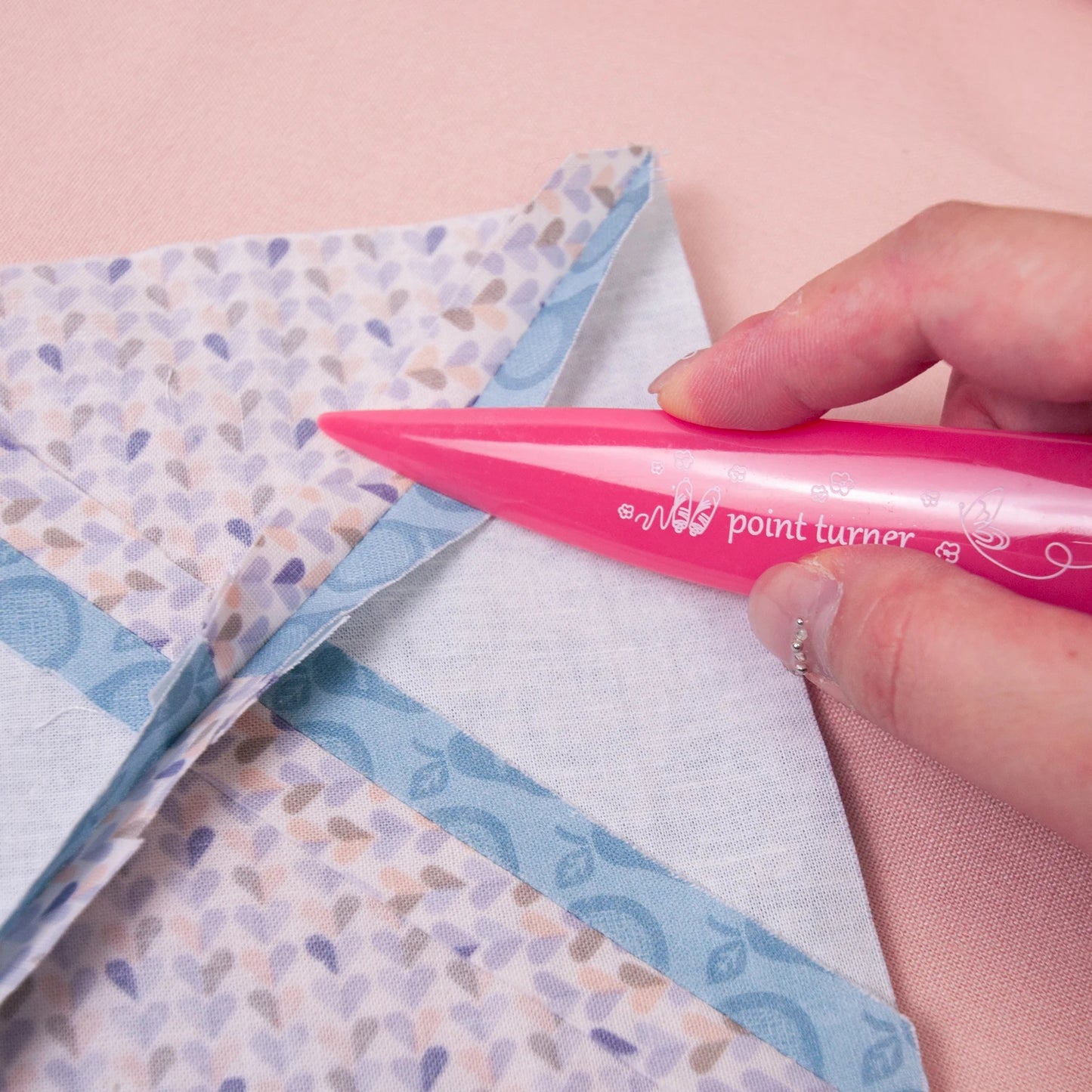CreaseLuxe – 3 in 1 Pink Point Turner and Seam Creaser Tool