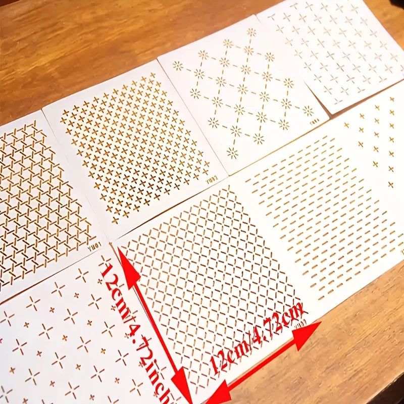 Stitchora – Sashiko Stencil Kit