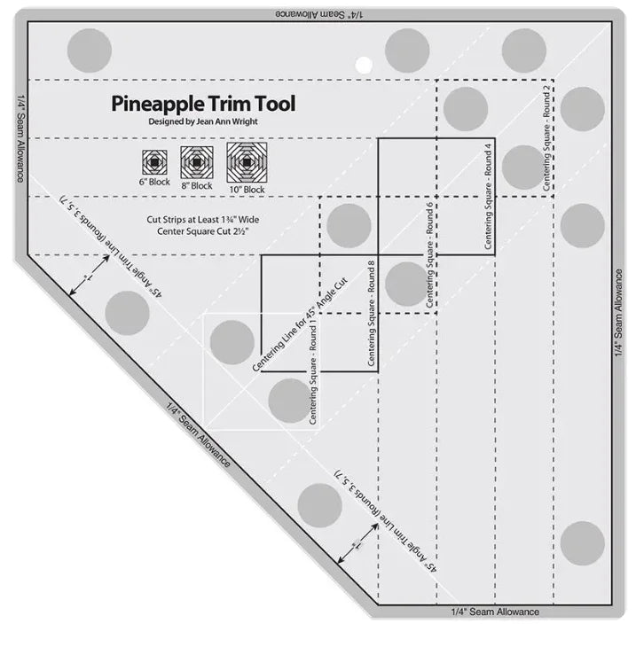 Pinequilt – Acrylic Trim Ruler Kit